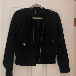 Black Bomber Jacket